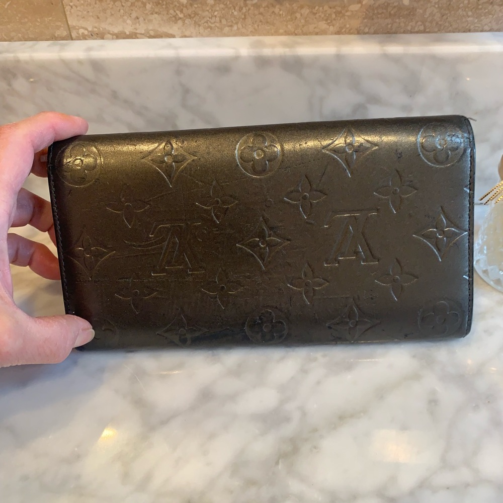 Louis Vuitton Dark Monogram Wallet - Picture 15 of 16